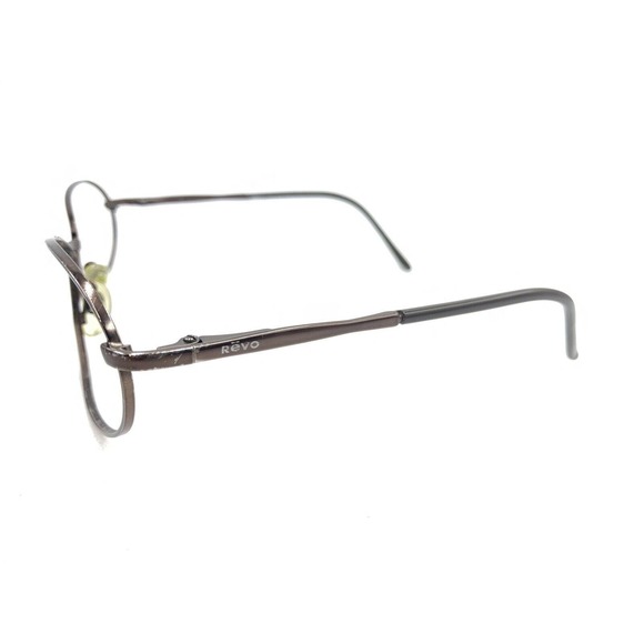 Revo Dark Brown Metal Oval Sunglasses Frames 130 Italy Designer Sports Men Women - Picture 7 of 12